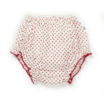 Baby Girls 100% Organic Cotton Cute Angels Printed Balloon Frock with Frilled Neck - Pink - Image 3