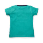 Boys Graphic Printed 100%Organic Cotton Racing Car graphics Tee-Green - Image 3