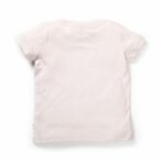 Girls Printed 100%Organic Cotton Unicorn Deer Graphics Round Neck Tee pack of 2-Purple and Light Pink - Image 4
