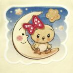 Girls Graphic Printed 100%Organic Cotton T-Shirt Combo Pack of 2 with cute bird and giraffe printed patch-Pink and Yellow - Image 3