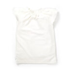 Girls Graphic Printed 100%Organic Cotton long Top With Leggings Set- White - Image 5