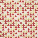 Boys Printed 100% Organic Cotton Geometrical Front Opening Cotton Jacket-Red Yellow - Image 3