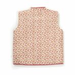 Boys Printed 100% Organic Cotton Geometrical Front Opening Cotton Jacket-Red Yellow - Image 4