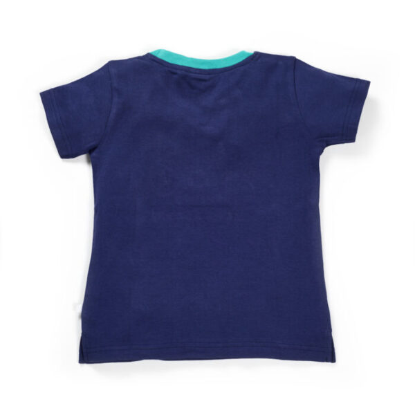 Navy Racing Car graphics Tee for Boys - Image 3