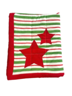 Unisex Kids Organic Cotton Winter Quilts with festive Xmas  Star  patch work - Image 2