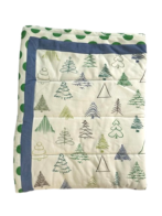 Unisex Kids Organic Cotton Winter Quilts with festive Xmas  Christmas tree print - Image 3