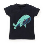 Baby Boys Graphic Printed 100%Organic Cotton T-Shirt - Dark Blue