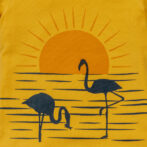 Kids Boys Printed 100%Organic Cotton T-Shirt - Yellow and Black - Image 3