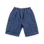 Kids Boys Graphic Printed 100%Organic Cotton Top and Shorts - Red and Denim - Image 3