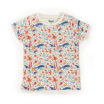 Kids Boys Printed 100%Organic Cotton T-Shirt - White - Image 2