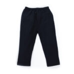 Kids Girls Graphic Printed 100% Organic Cotton Leggings - Dark Blue - Image 3