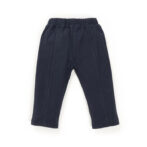 Baby Girls Embroidered 100% Organic Cotton Leggings - Bugle Blue - Image 4