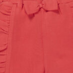 Baby Girls 100%Organic Cotton Leggings with frills - Dark Pink - Image 3
