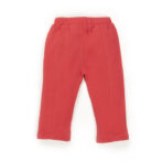 Baby Girls 100%Organic Cotton Leggings with frills - Dark Pink - Image 4