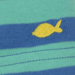 Unisex Baby Stripes 100%Organic cotton Sea Life Shorts - Dark Blue - Image 4