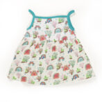 Baby Girls 100% Organic Cotton Top and Shorts - Powder Blue - Image 3