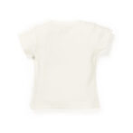 Baby Boys Graphic Printed 100% Organic Cotton Tee with Shorts- White and Orange - Image 6