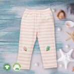 Pink and White Sea Life Graphic Pants