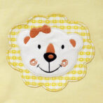Girls Frilled Sleeve Embroidery Top & Gathered Skirt Set - Yellow - Image 4