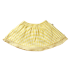 Girls Frilled Sleeve Embroidery Top & Gathered Skirt Set - Yellow - Image 5