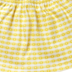 Girls Frilled Sleeve Embroidery Top & Gathered Skirt Set - Yellow - Image 6