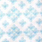 Baby Girls Kolam Printed 100% Organic Cotton Jhabla and Shorts Set - White - Image 4