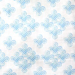 Baby Girls Kolam Printed 100% Organic Cotton Jhabla and Langot Set - White - Image 4