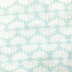 Unisex Baby Lotus Printed 100% Organic Cotton Jhabla and Langot Set - White and Sky Blue - Image 4