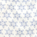 Unisex Baby Geometric Printed 100% Organic Cotton Jhabla and Langot Set - White - Image 4