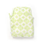 Unisex Baby Kolam Printed 100% Organic Cotton Jhabla, Langot and Cap Set - White - Image 3