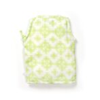 Unisex Baby Kolam Printed 100% Organic Cotton Jhabla and Shorts Set - White - Image 3
