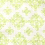 Unisex Baby Kolam Printed 100% Organic Cotton Jhabla, Langot and Cap Set - White - Image 4