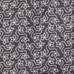 Unisex Baby Rangoli Printed 100% Organic Cotton Jhabla and Langot Set - Navy and White - Image 4
