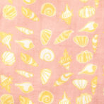 Baby Girls Seashell Printed 100% Organic Cotton Jhabla and Langot Set - Pink and White - Image 4