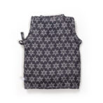 Unisex Baby Star Printed 100% Organic Cotton Jhabla and Langot Set - Navy and White - Image 3