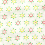 Unisex Baby Geometric Printed 100% Organic Cotton Jhabla and Langot Set - White - Image 4