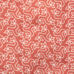 Baby Girls Geometric Printed 100% Organic Cotton Jhabla and Langot Set - Maroon and White - Image 4
