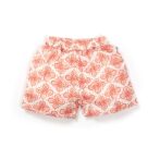 Unisex Baby Batik Printed 100% Organic Cotton Jhabla and Shorts Set - White - Image 2