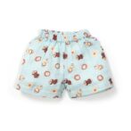 Unisex Baby Damru Printed 100% Organic Cotton Jhabla and Shorts Set - Sky Blue - Image 6