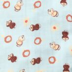 Unisex Baby Damru Printed 100% Organic Cotton Jhabla and Shorts Set - Sky Blue - Image 4