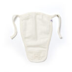 Unisex Baby Shankh Printed 100% Organic Cotton Jhabla and Langot Set - Orange and White - Image 5