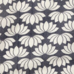 Unisex Baby Lotus Printed 100% Organic Cotton Jhabla and Langot Set - Navy - Image 4