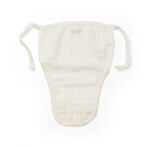 Unisex Baby Sea life Printed 100% Organic Cotton Jhabla and Nappy Set - Blue and White - Image 6