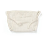 Unisex Baby Sea life Printed 100% Organic Cotton Jhabla and Nappy Set - Blue and White - Image 7