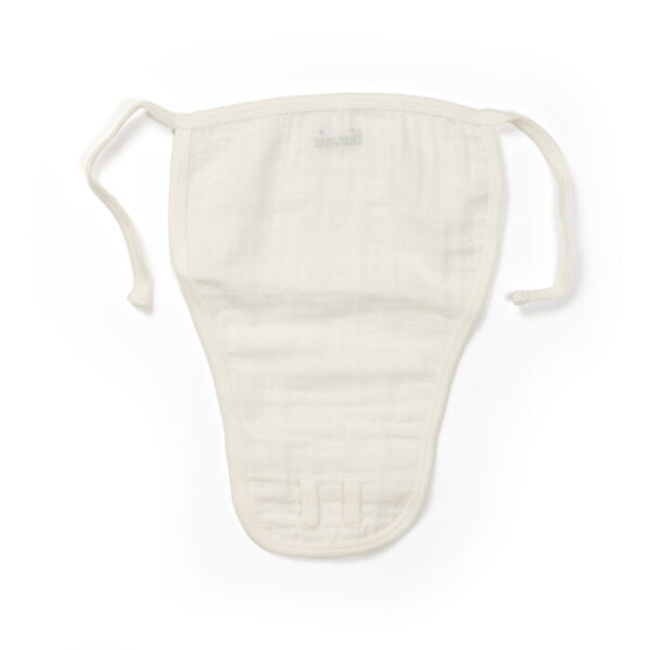 Unisex Baby Sea life Printed 100% Organic Cotton Jhabla and Nappy Set - Pink and White - Image 6