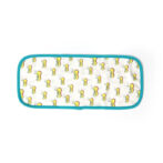 Kids and Newborn Babies 100% Organic Cotton Sea Life Printed Burp Cloths - Blue and White - Pack of 3 - Image 2
