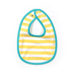 Unisex 100% Organic Cotton Sea Life Stripe Printed Gift set for Newborn Baby - Pack of 4 - Yellow - Image 2