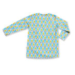 Boys Organic Cotton Printed Kurta & Dhoti Set - Light Blue - Image 3