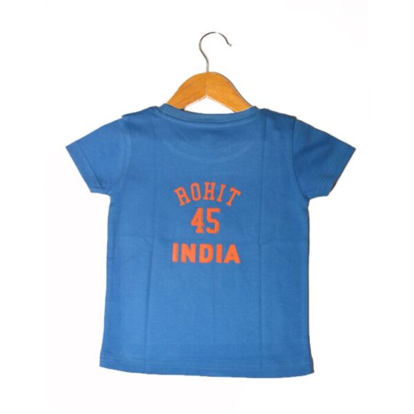 Kids Unisex Rohit 45 Cricket Worldcup Printed T-Shirt - Image 2