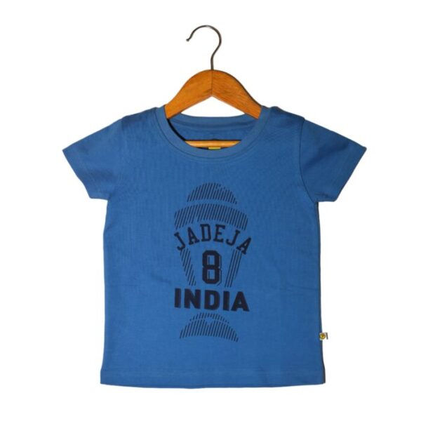 Unisex Jadeja 8 Cricket Worldcup Printed T-Shirt - Image 2
